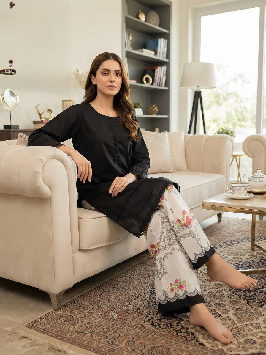 Lawn Farshi Shalwar