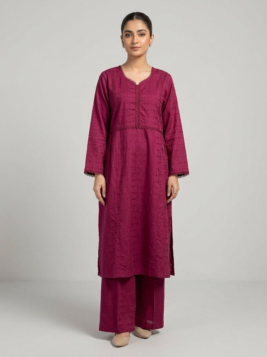 Lawn Stitched Frock