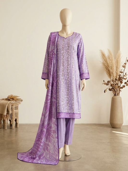 Linen 3-Piece Printed