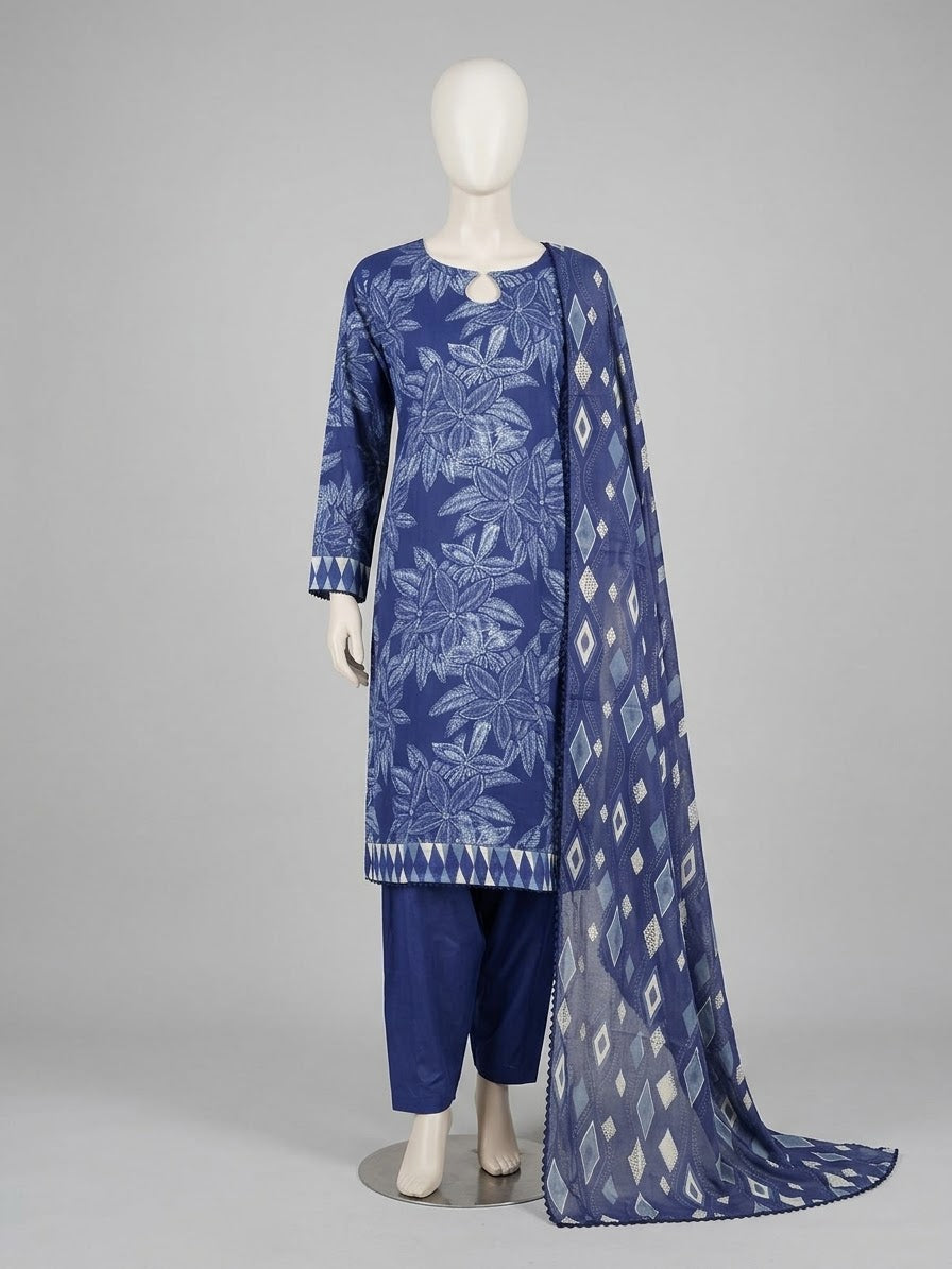 Linen 3-Piece Printed