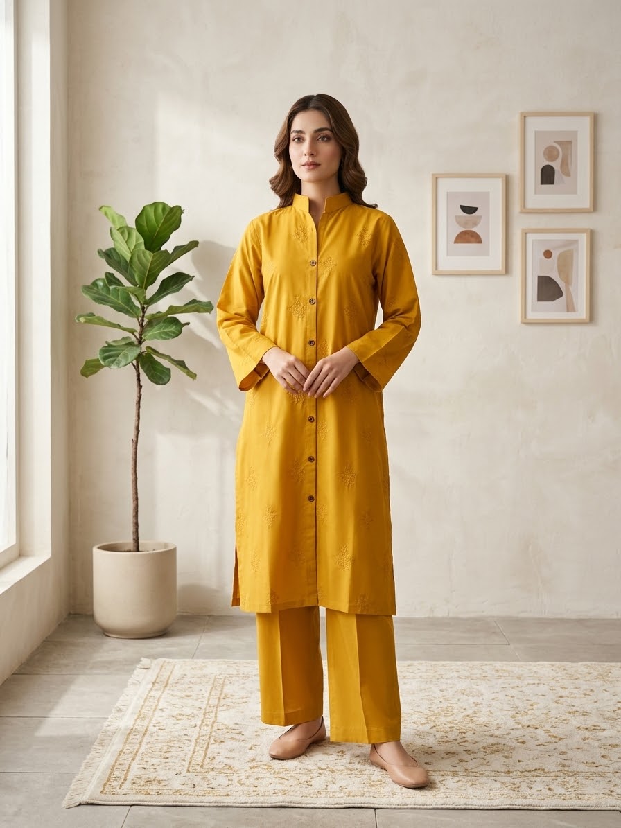 Lawn Embroidered 2PC
