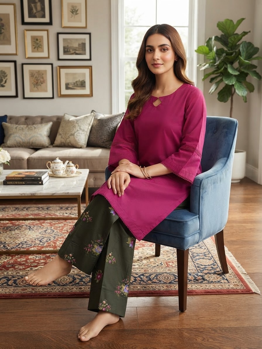 Lawn Farshi Shalwar