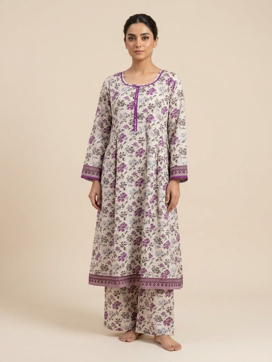 Lawn Stitched Frock