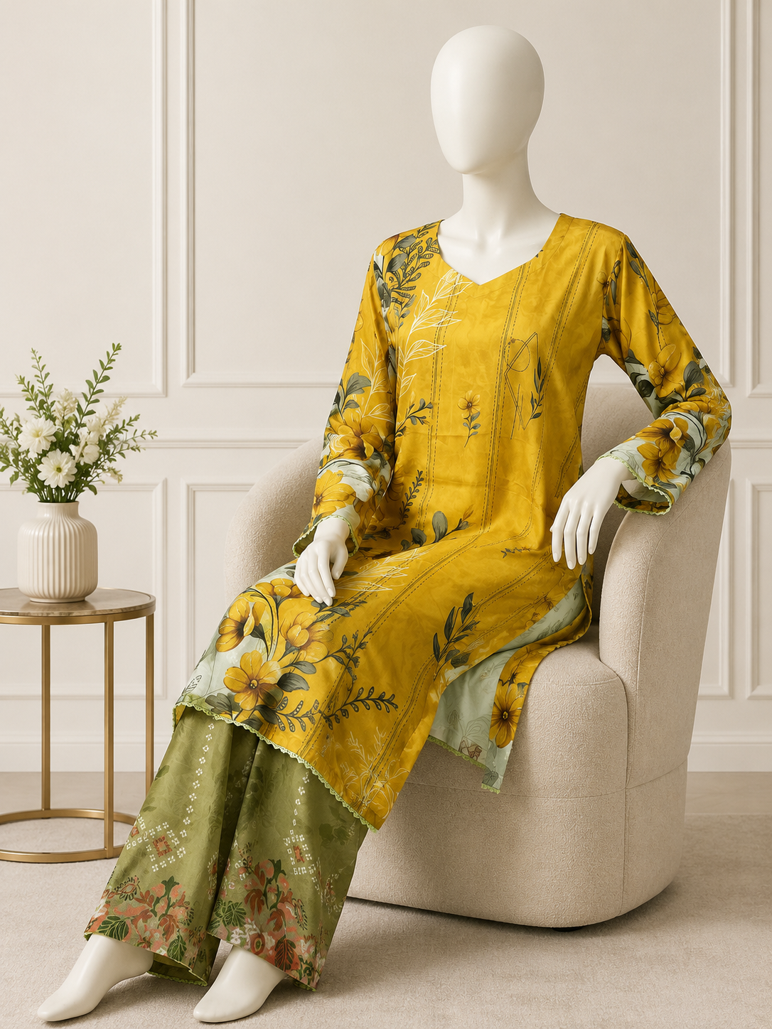 Silk Ready to Wear 2PC