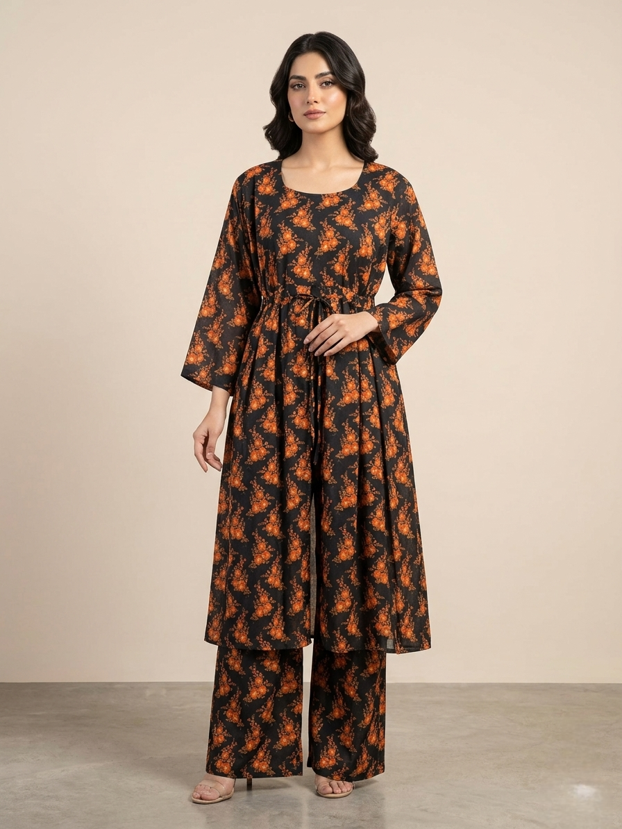 Lawn Stitched Frock