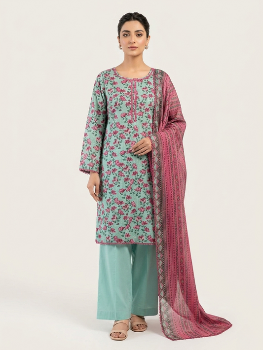 Lawn Printed Stitched