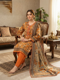 Linen 3-Piece Printed
