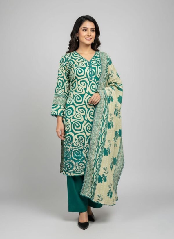 Lawn Chikankari 3PC Stitched