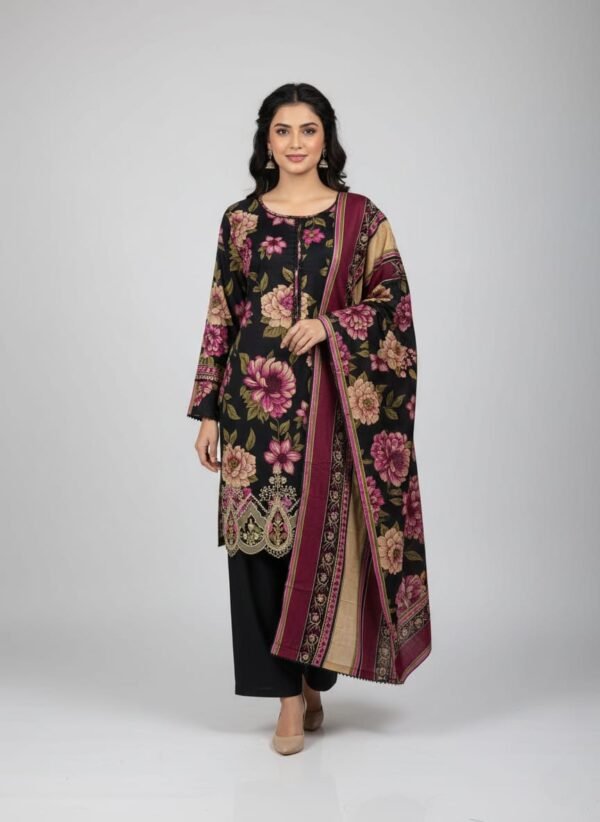 Lawn Chikankari 3PC Stitched