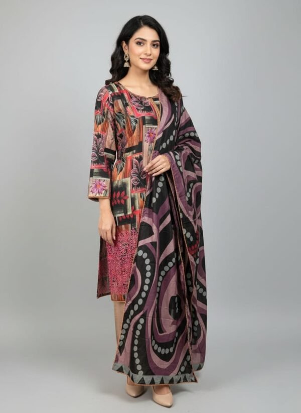 Lawn Chikankari 3PC Stitched