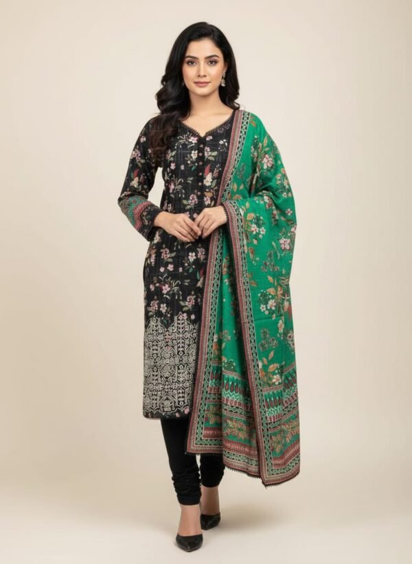 Lawn Chikankari 3PC Stitched