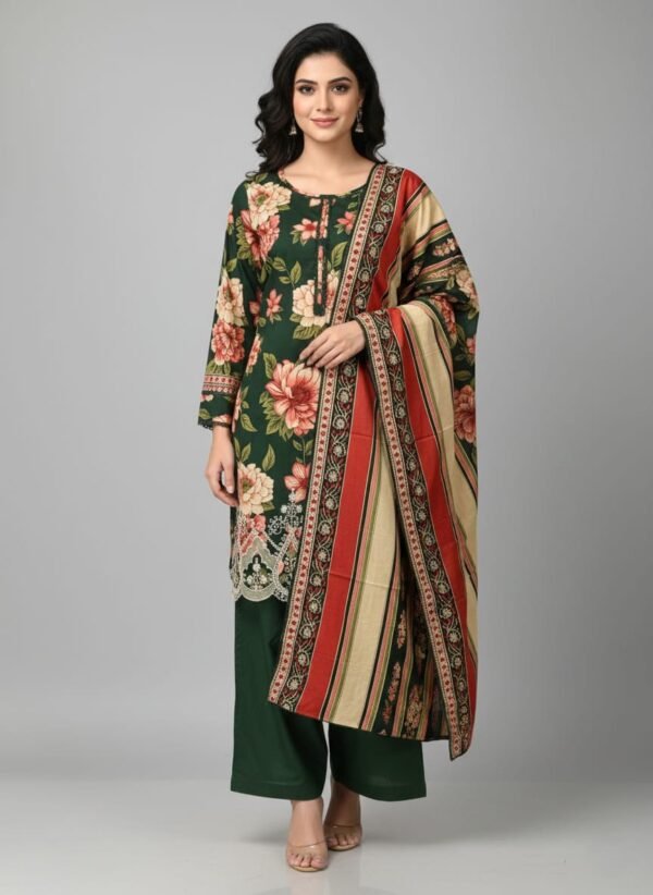 Lawn Chikankari 3PC Stitched