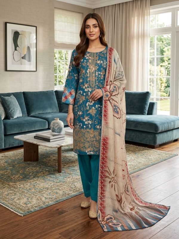 Lawn Chikankari 3PC Stitched