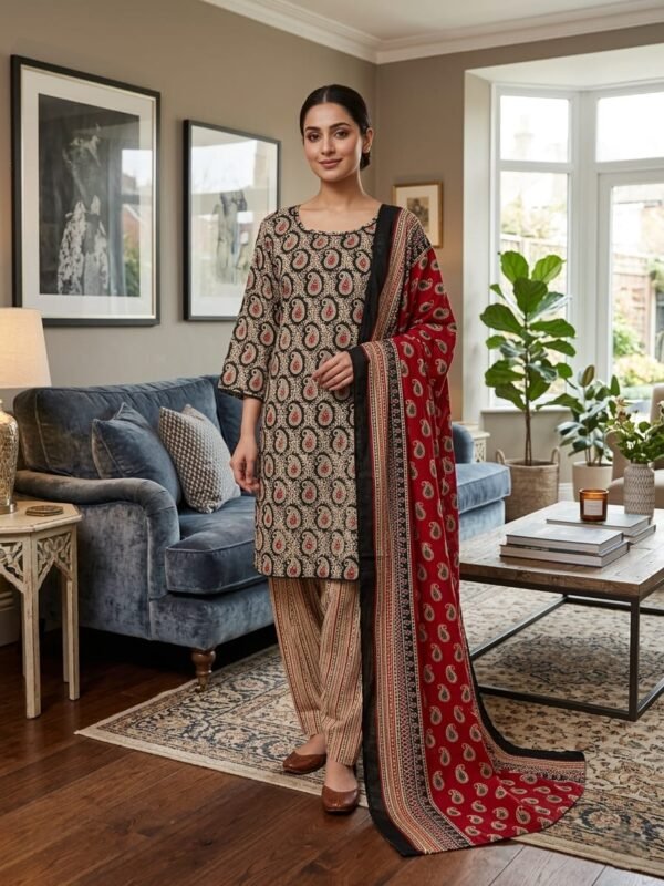 Lawn Emb. 3PC Stitched